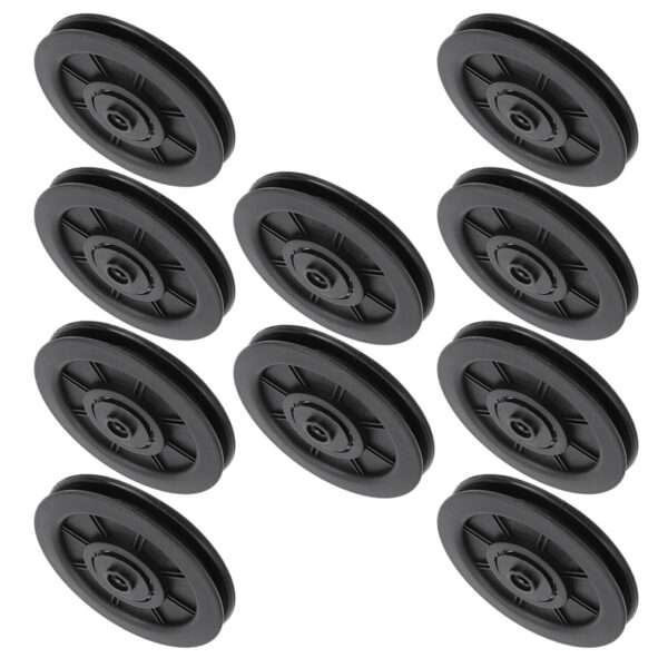 10Pcs/Set 100MM Universal Nylon Bearing Pulley Wheel Replace for Gym Fitness Equipment - Image 7