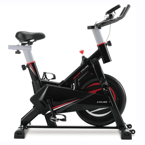 Gym Fitness Indoor Cycling Trainer Quiet Stationary Spinning Bike with Holder