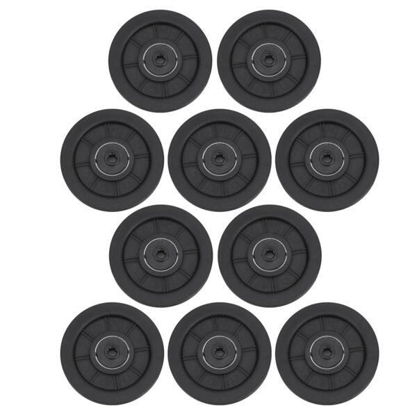 10Pcs/Set 100MM Universal Nylon Bearing Pulley Wheel Replace for Gym Fitness Equipment - Image 9