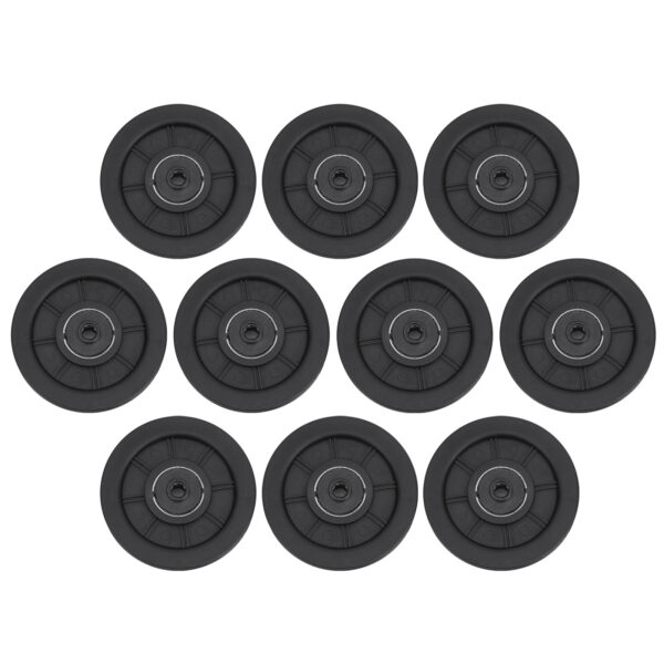 10Pcs/Set 100MM Universal Nylon Bearing Pulley Wheel Replace for Gym Fitness Equipment - Image 10